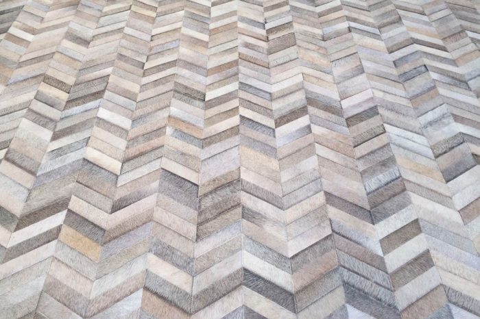 Chevron Cowhide Rug